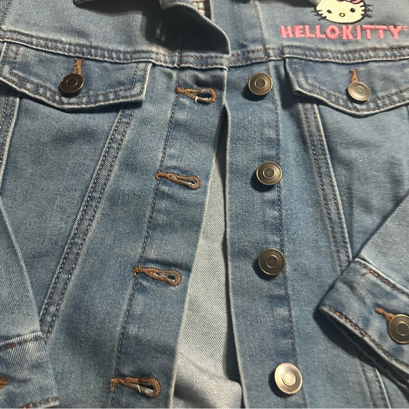Hello Kitty Kids Jean Jacket - Light Blue - Picture 9 of 10